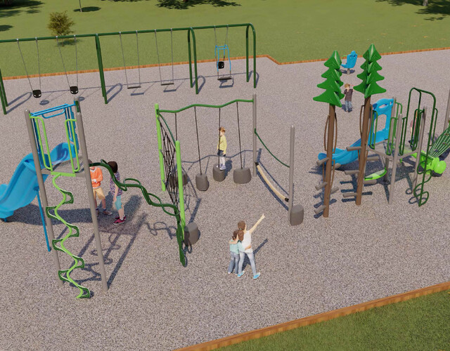 Coming soon: New playground equipment at the Recreation Centre!